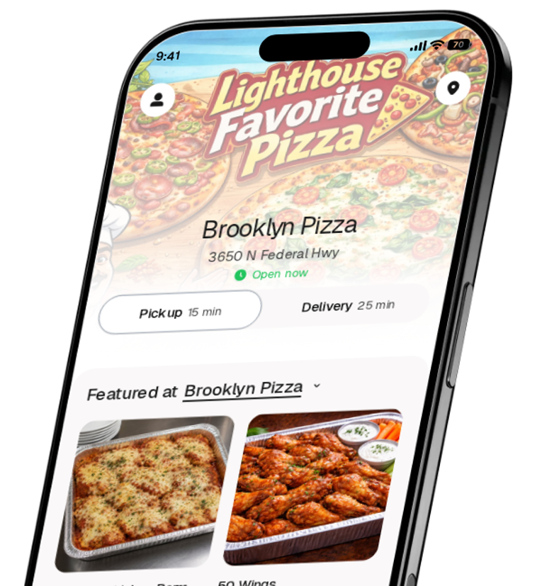Brooklyn Pizza app preview