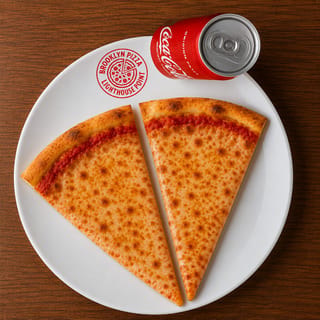 2 Cheese Slices + Can Soda
