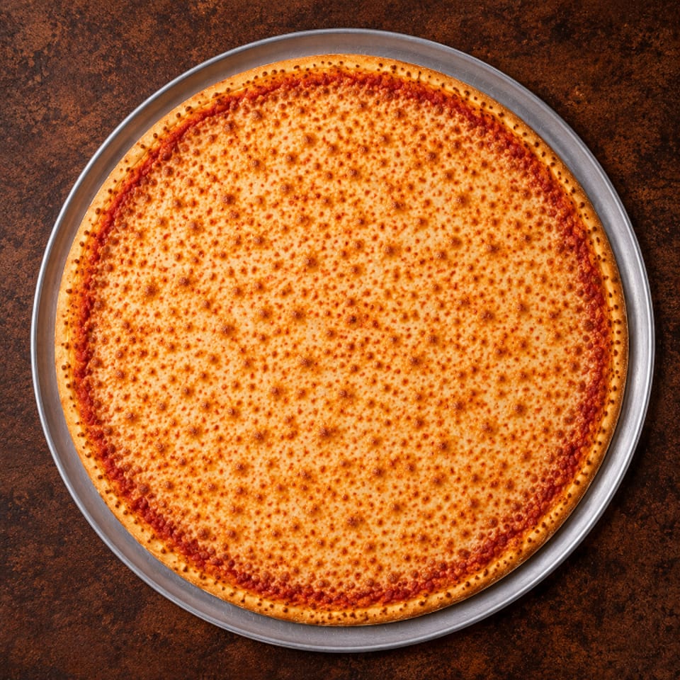 Savor our cheese pizza